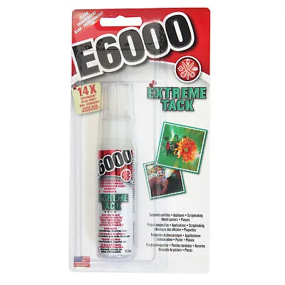 £8.85 • Buy E6000® Extreme Tack Repositionable Glue 59ml In Package Remains Tacky