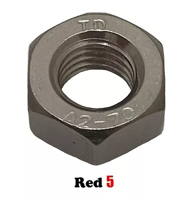 Hex Standard Nuts M8 (8mm) Stainless Steel G316 Metric Coarse Thread • $5.90