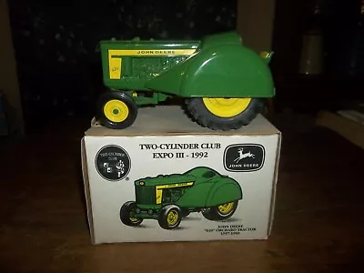 Vintage 1/16 John Deere 620 Orchard 2 Cylinder Club Expo 3 1992 Toy Tractor NIB • $10.50