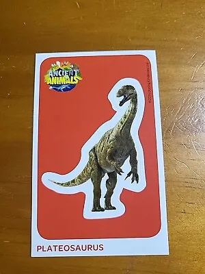 Woolworths Ancient Animals Sticker🏆PLATEOSAURUS🏆FREE POST • $2.50