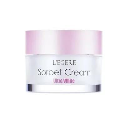 L'EGERE Ultra White Sorbet Cream 50g 蘭吉兒 超能亮美白安瓶雪沙霜 • $30.50