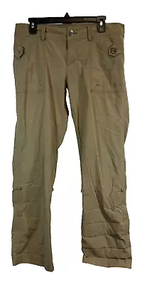 Marmot 12 Convertible Lightweight Hiking Outdoor Pants Capris Khaki Women's D21 • $27.99