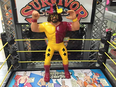 Custom WWF LJN Macho Man Randy Savage Figure With Custom Hat Hand Painted • $99.99