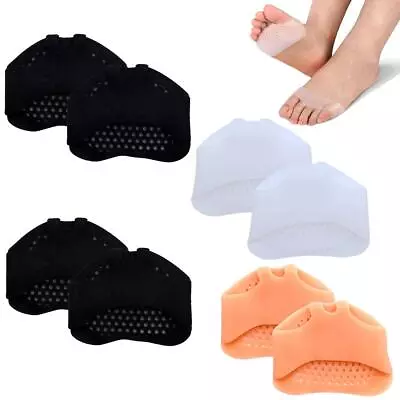 4Pair Metatarsal Pads Ball Of Foot Cushions Reusable Gel Foot Pads For Foot Pain • $10.50