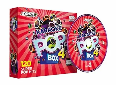 Zoom Karaoke Pop Box 4 Party Pack - 6 CDG Box Set - 120 Songs • £16.57