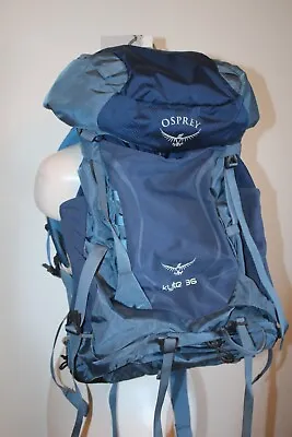 $69 • Buy Women's OSPREY Kyte 36 Blue Backpack Size XS/S 