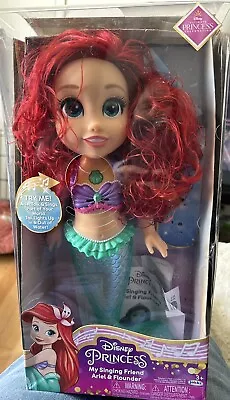 Disney Princess My Singing Friend Ariel Feature Doll 14  35 Cm Tall Doll Sing • £4.99