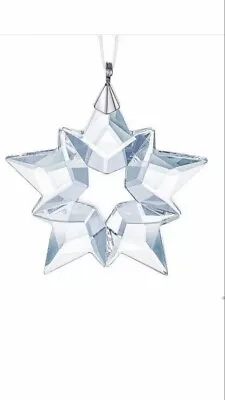 £49.99 • Buy Swarovski Annual Christmas Xmas Star Ornament 2019 Snowflake Clear 5427990