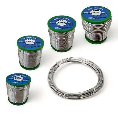 Lead Free Solder Wire Tin Fluxed Core 500g Rolls- 0.8mm / 1.2mm / 1.6mm / 3.25mm • £59.99