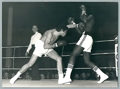 1978 Boxing Louis Acaries & Pascal Zino Boxers France Photo Vintage Sports Press • $15.93