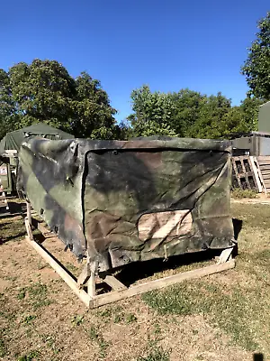 Military Surplus Cargo Cover Vehicle 2 Man Crew Truck M998 Hmmwv-taped Window • $205