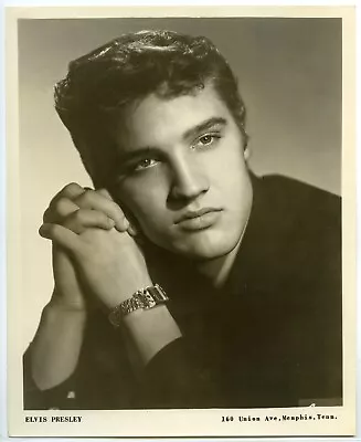 1955 ELVIS PRESLEY Signed 8”x10” Photo ACOA Bill Black • $5999.99