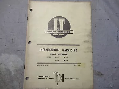 Vintage  I&T  SHOP MANUAL IH-36 International Harvester #2 • $9