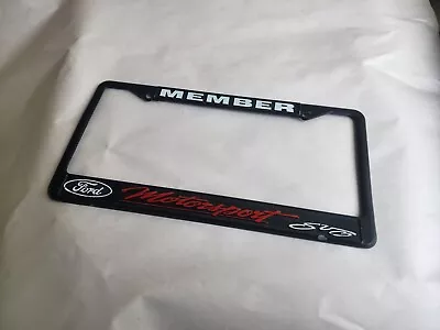 FORD MOTORSPORT LICENSE PLATE FRAME 1980s 1990s Saleen FOXBODY Mustang Roush • $99