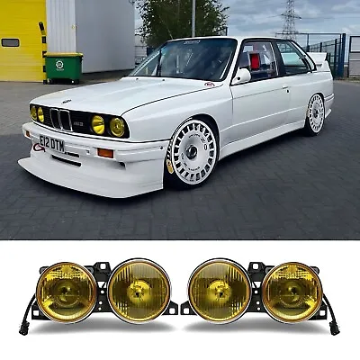BMW E30 Depo Frenchie Yellow Smiley Projector Headlights 318i 318is 325i 325is • $320