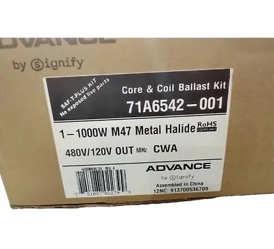 ADVANCE 71A6542-001 Ballast Kit1-1000W M47MH480V/120V • $129.99