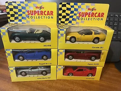 Job Lot Of 6 Maisto Shell Promotional Supercar Collection • £14.49