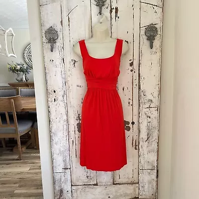 Spense Size Large Woman's Red Knit Sleeveless Comfy Causal Career Party Dress • $20.99