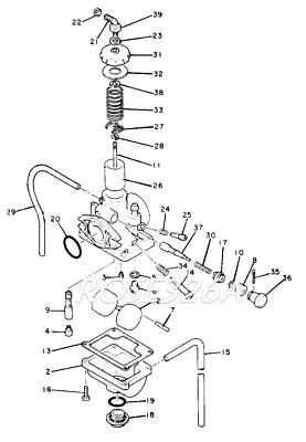 Carburetor Assy For KTM 50 SX SXR PRO SR Senior Morini 1997-2001 • $59.99