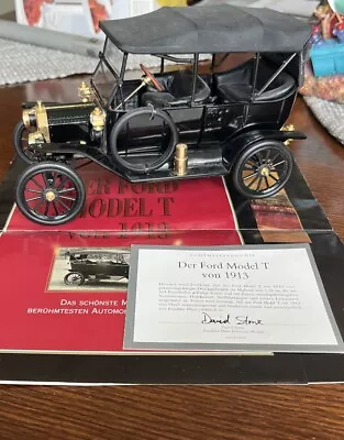 Ford 1913 Model T Touring 1:16 Die Cast Franklin Mint Precision Models Black • $36.99