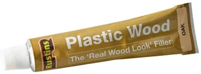 Plastic Wood Filler With Free Applicator For Repairing Cracks & Holes 4 Colours • £5.95