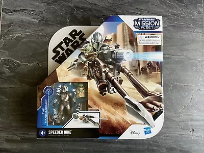 Star Wars Mission Fleet Gear - Mandolorian & Child W/ Speeder Bike - 2.5” Figure • £12.99