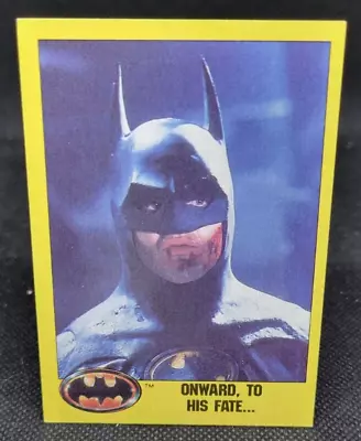 Batman 1989 Topps DC Comics Onward To His Fate... #138 Michael Keaton • $0.01