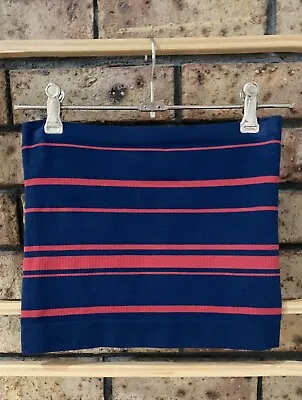 $14 • Buy Womens Navy And Red Urban Outfitters Tube Top Size M/L