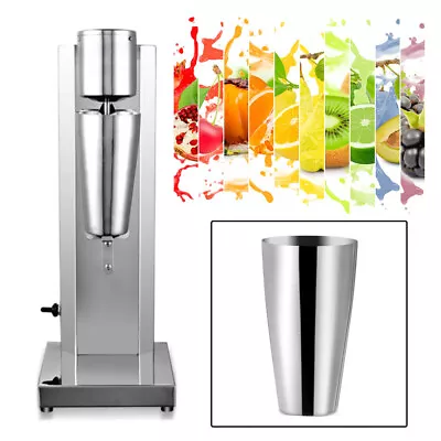 Commercial Electric Milk Shake Machine Drink Tea Mixer Smoothie Blender 650ML • £55.38