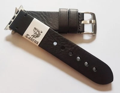 $44.95 • Buy TAURUS PREMIUM CALF LEATHER WATCH BAND STRAP + ADAPTERS FOR APPLE WATCH 42mm