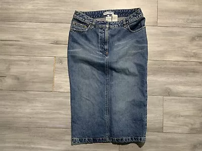 Vintage Dolce & Gabbana Denim Skirt Pencil Size 40EU/US10 • $45