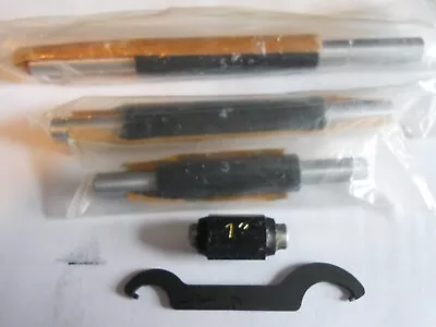 New Micrometer Standard Set 1  3  4  & 5  With Tool • $74.95
