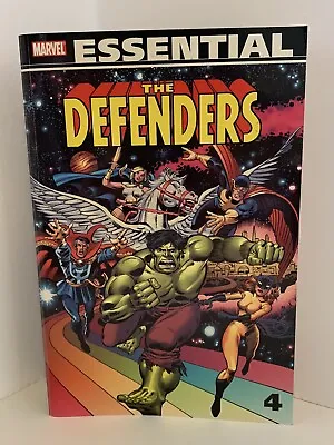 Marvel Essential The Defenders Vol. 4 Dr. Strange Hulk Hellcat Nighthawk  • $21.99