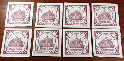 Magic Castle - Hollywood - Lot Of 8 Napkins -  Magician Magical Theatre - NEW • $4.99