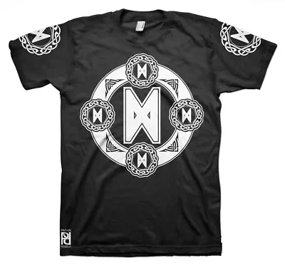 Dagaz Viking Magic Rune Of Breakthrough Awakening Valkyrie T-Shirt • $24.90