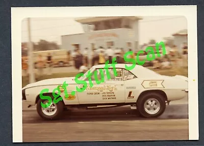 1970 Drag Racing Photo Bill Jenkins Grumpy's Toy Camaro Drag Car • $9.99