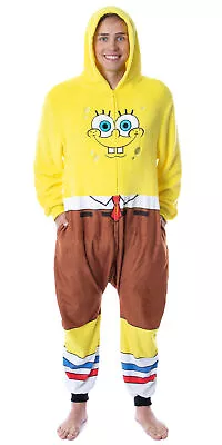 Nickelodeon Mens' SpongeBob SquarePants Costume Sleep Pajama Union Suit • $46.95