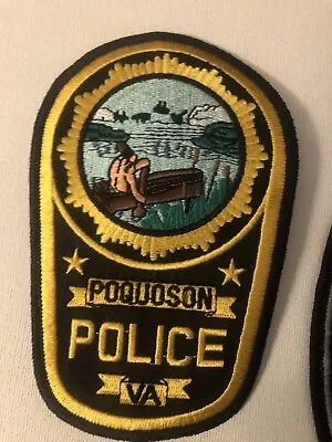 Virginia  Police  -   Poquoson  Police VA  Police Patch • $1.25