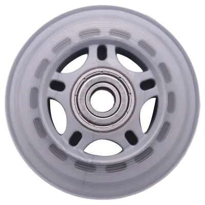 Skating Shoes 608ZZ Bearing Inline Skate Wheel Clear Gray E5Y3 • $12.95