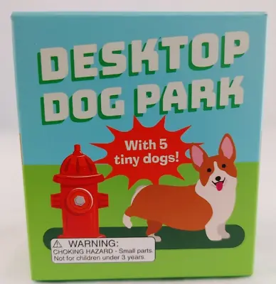 Running Press Desktop Dog Park With 5 Tiny Dogs #18386 • $14.96