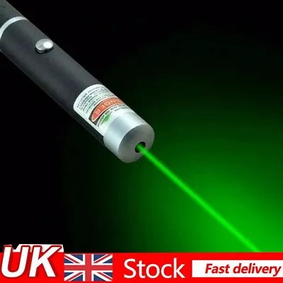 50miles Laser Green Pen Pointer 1mw Powerful Lazer Professional Beam Pet Dog Cat • £3.49