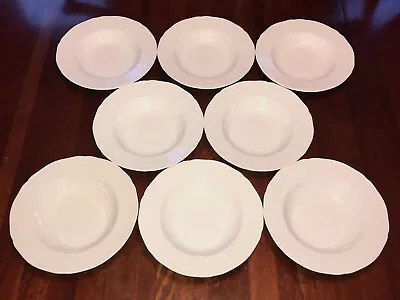 Mikasa DY902 South Hampton Bone China Set Of 8 Soup / Pasta  Bowls - Shells • $39