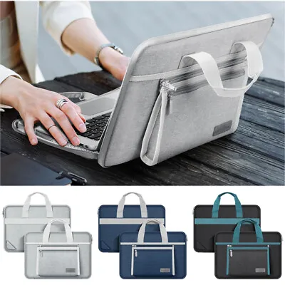 Carry Laptop Sleeve Pouch Case Bag For Apple Ipad Macbook Air Pro 13 14 15 Inch • £15.49