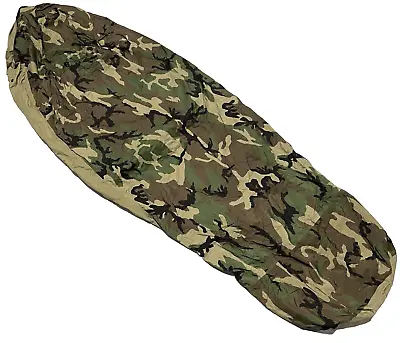 MINT - USGI Military WOODLAND Bivy Cover Waterproof Goretex Sleeping Bag Cover • $94.90