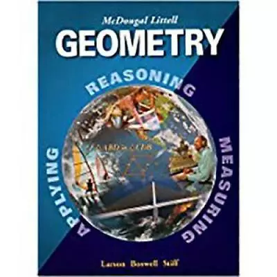 Geometry Grades 9-12: Mcdougal Littell High School Math (McDougal Littel - GOOD • $23.33