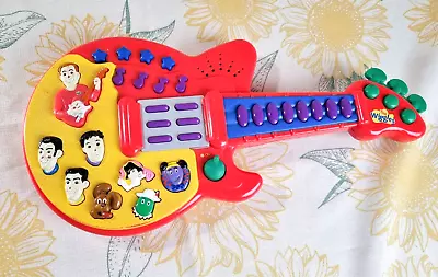 Y2K | 2003 Wiggles Musical Toy Guitar Spin Master Working Classic Line Up • $36