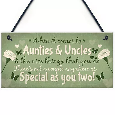 Keepsake Gift For Auntie And Uncle Family Birthday Gift From Niece And Nephew • £3.99