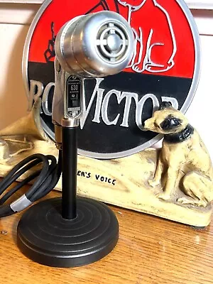 Vintage 1950’s Electro Voice 630 Dynamic Microphone Working W/stand & Cable (b) • $150