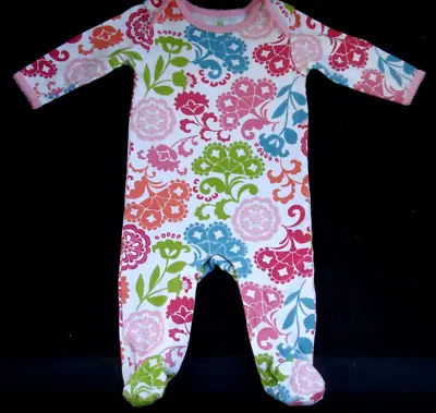 Vera Bradley Infant Girl Footed Sleeper Outfit Size 3-6 Months • $11.99