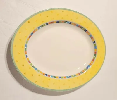 Villeroy & Boch Twist Alea Limone 14  X 11  Oval Serving Platter Vintage NEW • $89.95